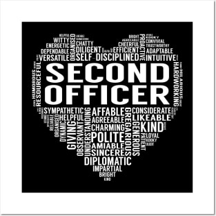 Second Officer Heart Posters and Art